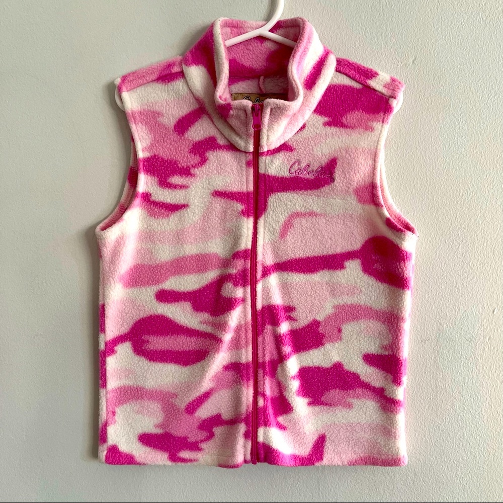 Girls Cabela’s fleece vest